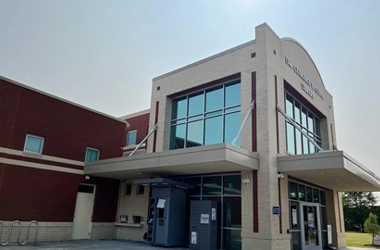 Power washing at south Norfolk library